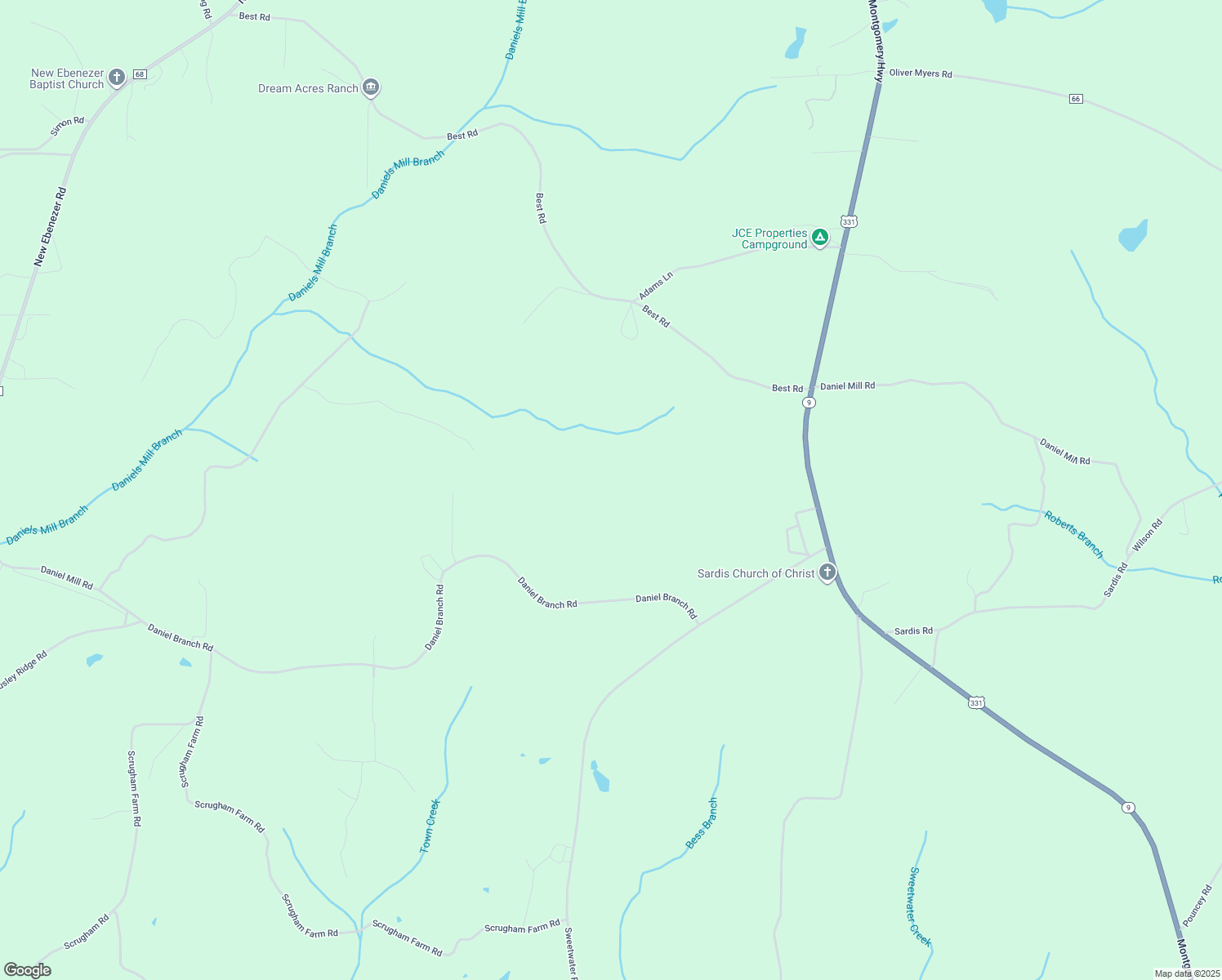 map of restaurants, bars, coffee shops, grocery stores, and more near in Highland Home