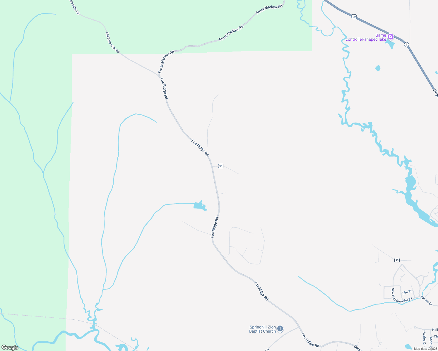 map of restaurants, bars, coffee shops, grocery stores, and more near 1900 Fox Ridge Road in Eufaula