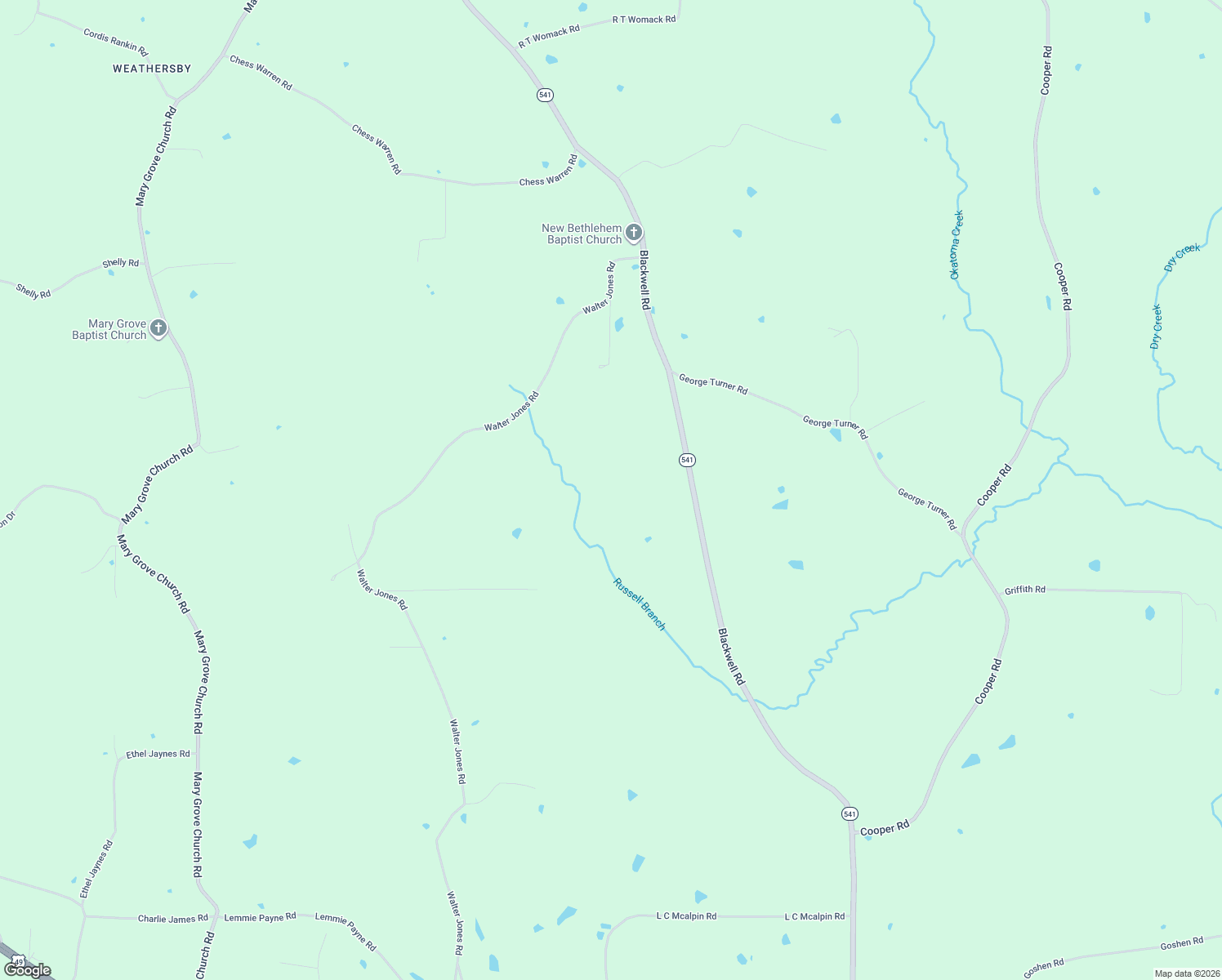 map of restaurants, bars, coffee shops, grocery stores, and more near 2088 Mississippi 541 in Magee