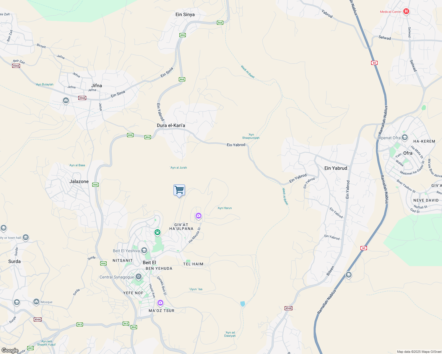 map of restaurants, bars, coffee shops, grocery stores, and more near in 