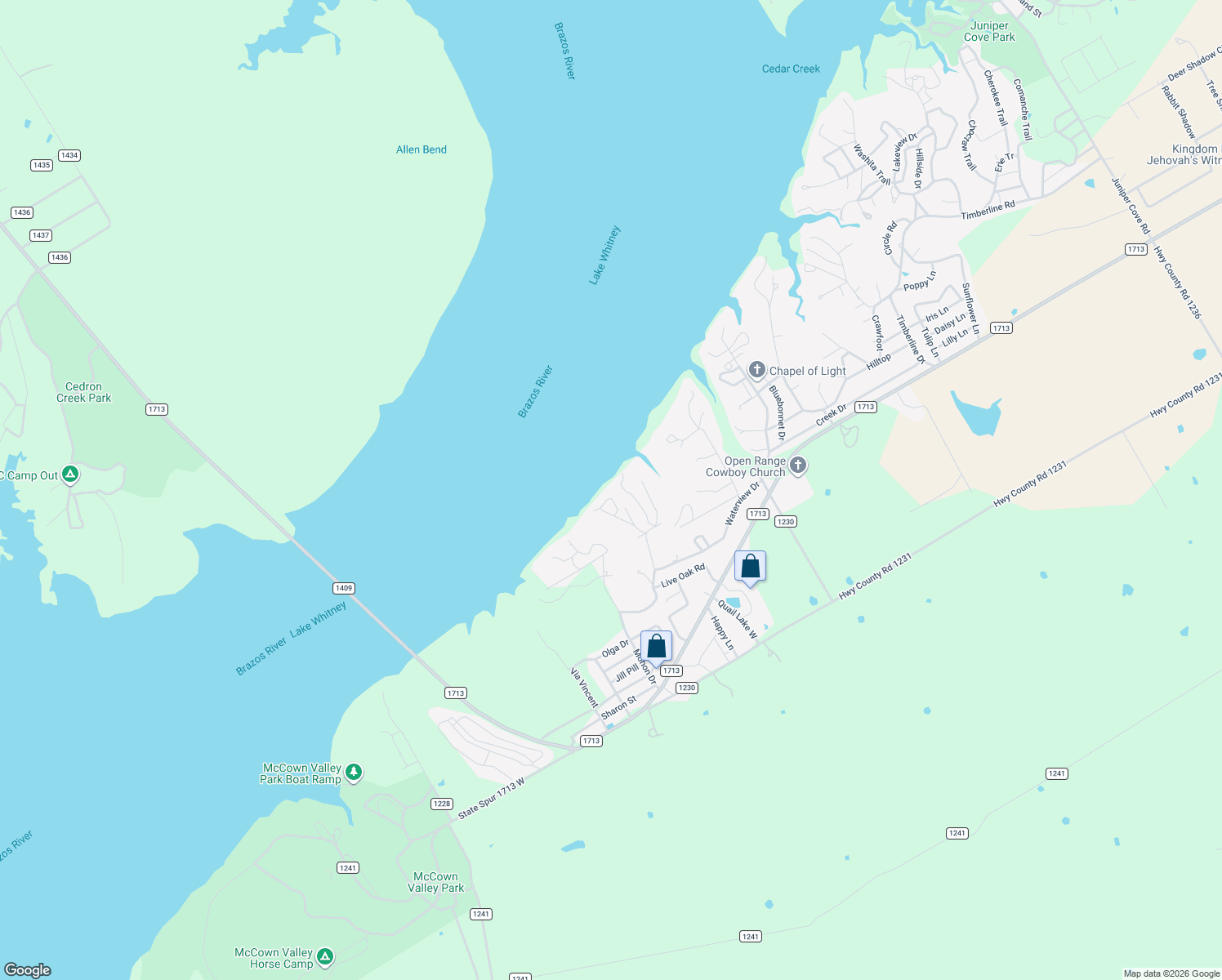 map of restaurants, bars, coffee shops, grocery stores, and more near 135 Giant Cedar Trail in Whitney