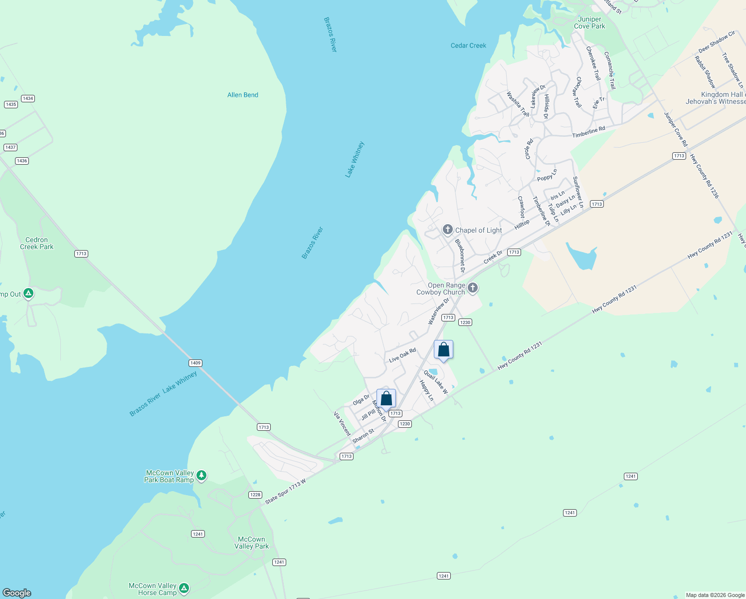 map of restaurants, bars, coffee shops, grocery stores, and more near 135 Giant Cedar Trail in Whitney