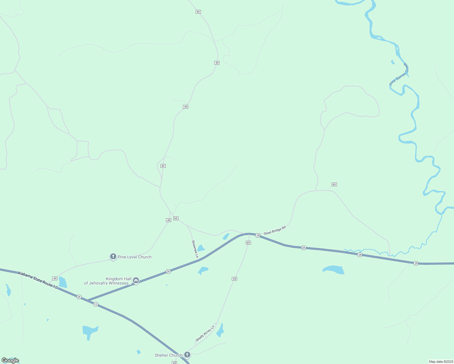 map of restaurants, bars, coffee shops, grocery stores, and more near 502 Apache Drive in Camden