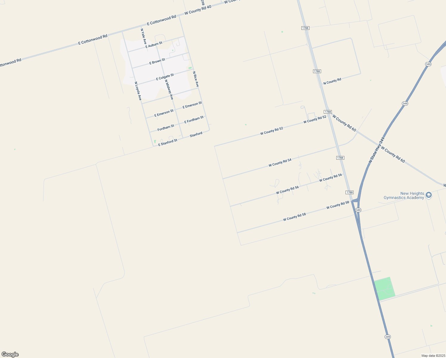 map of restaurants, bars, coffee shops, grocery stores, and more near 12299 West County Road 54 in Midland