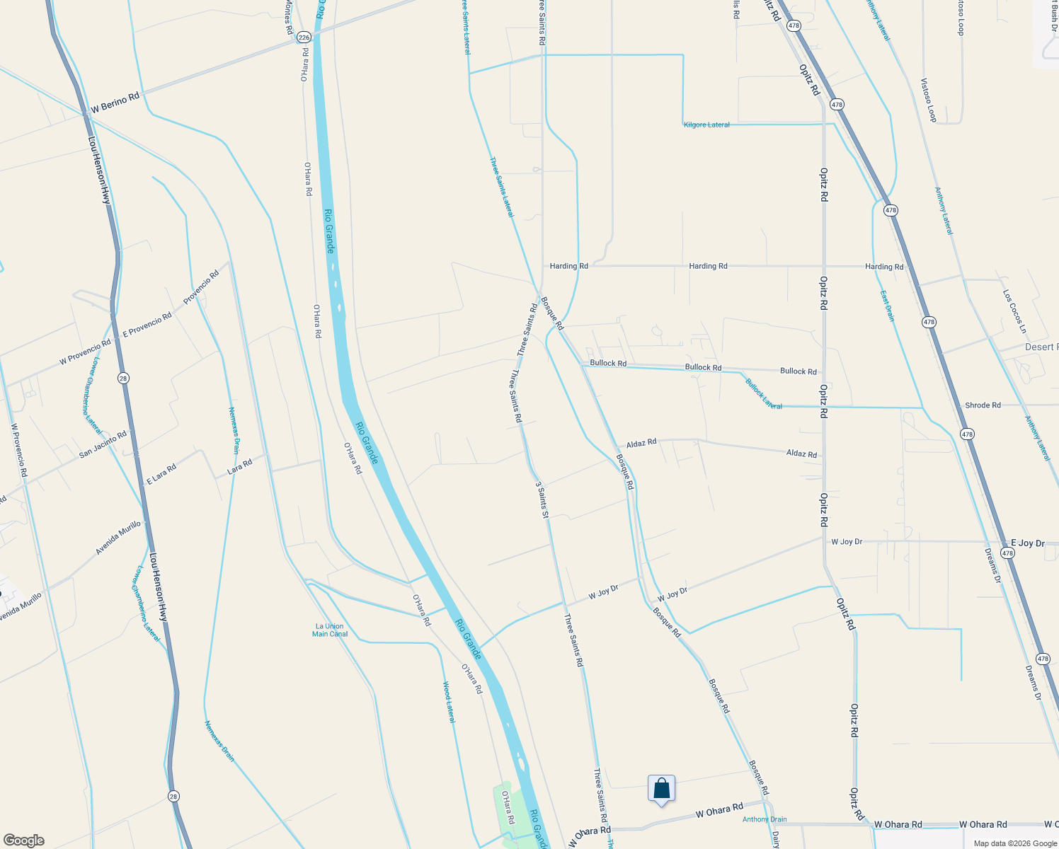 map of restaurants, bars, coffee shops, grocery stores, and more near 3216 3 Saints Road in Anthony