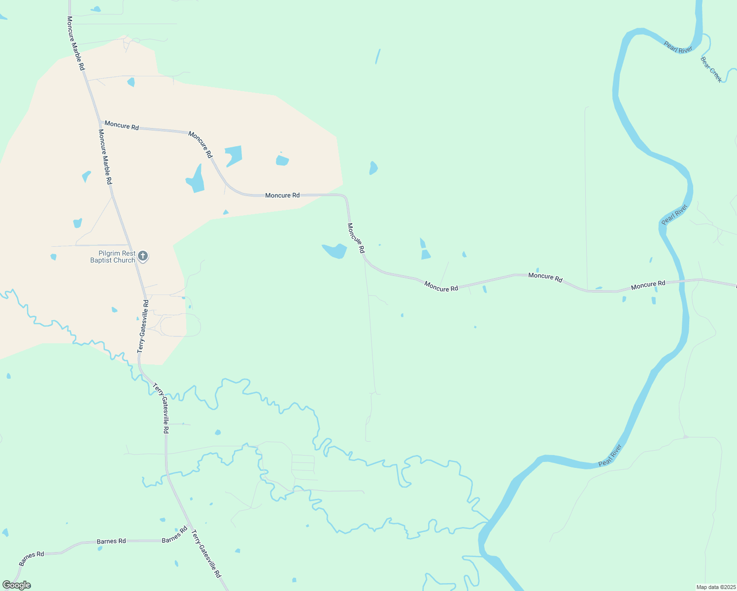 map of restaurants, bars, coffee shops, grocery stores, and more near 1700 Adair Rd in Terry