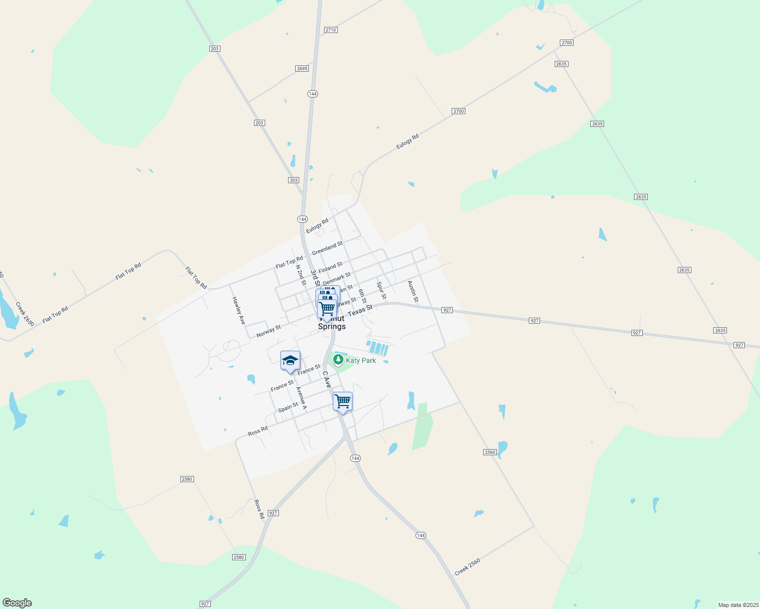 Texas Street, Walnut Springs TX Walk Score