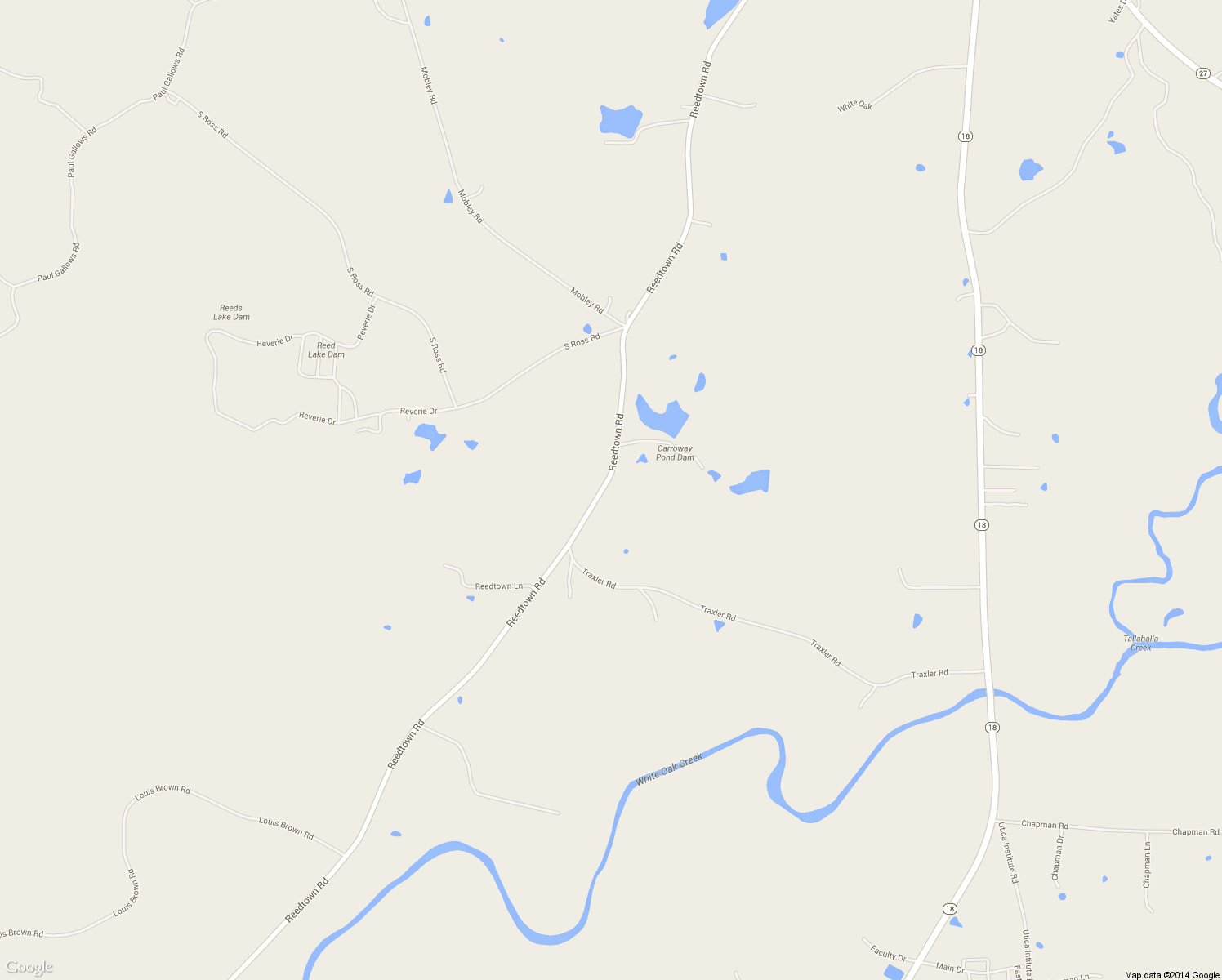 map of restaurants, bars, coffee shops, grocery stores, and more near 2800 Reed Town Road in Utica