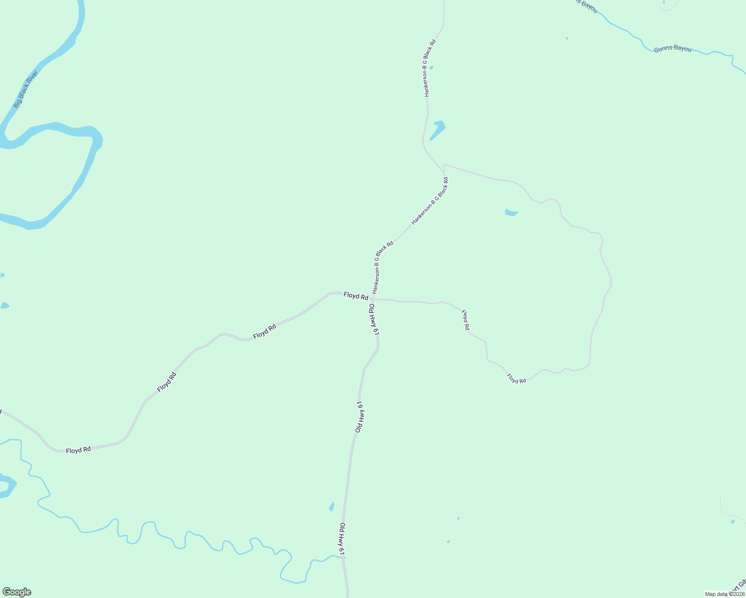 map of restaurants, bars, coffee shops, grocery stores, and more near Old Highway 61 in Port Gibson