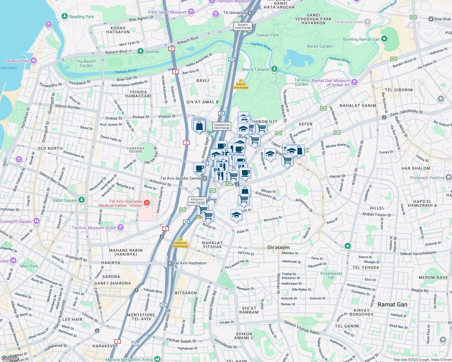 14 Zisman Shalom Street, Ramat Gan Tel Aviv District Walk Score