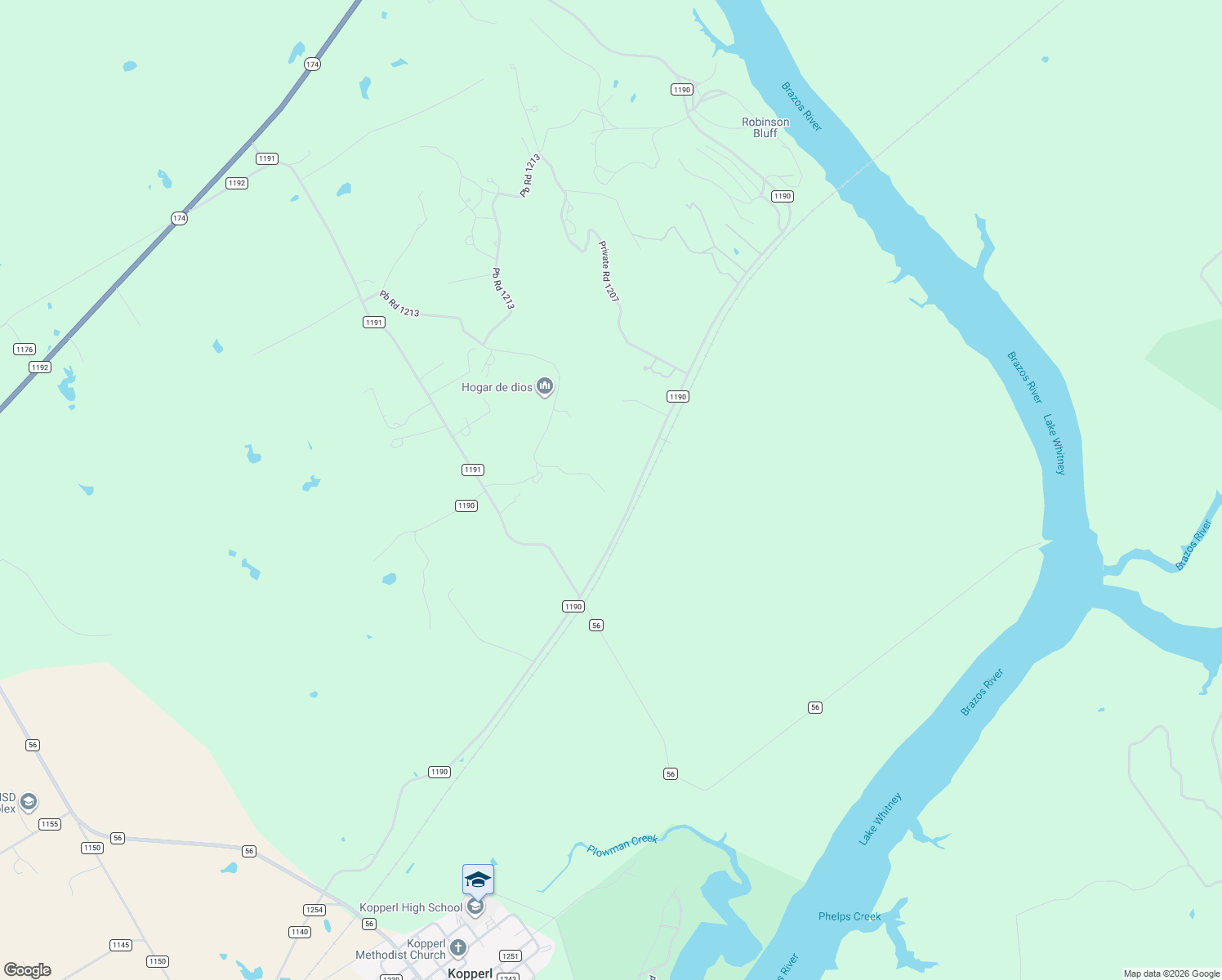map of restaurants, bars, coffee shops, grocery stores, and more near Pb Road 1212 in Morgan
