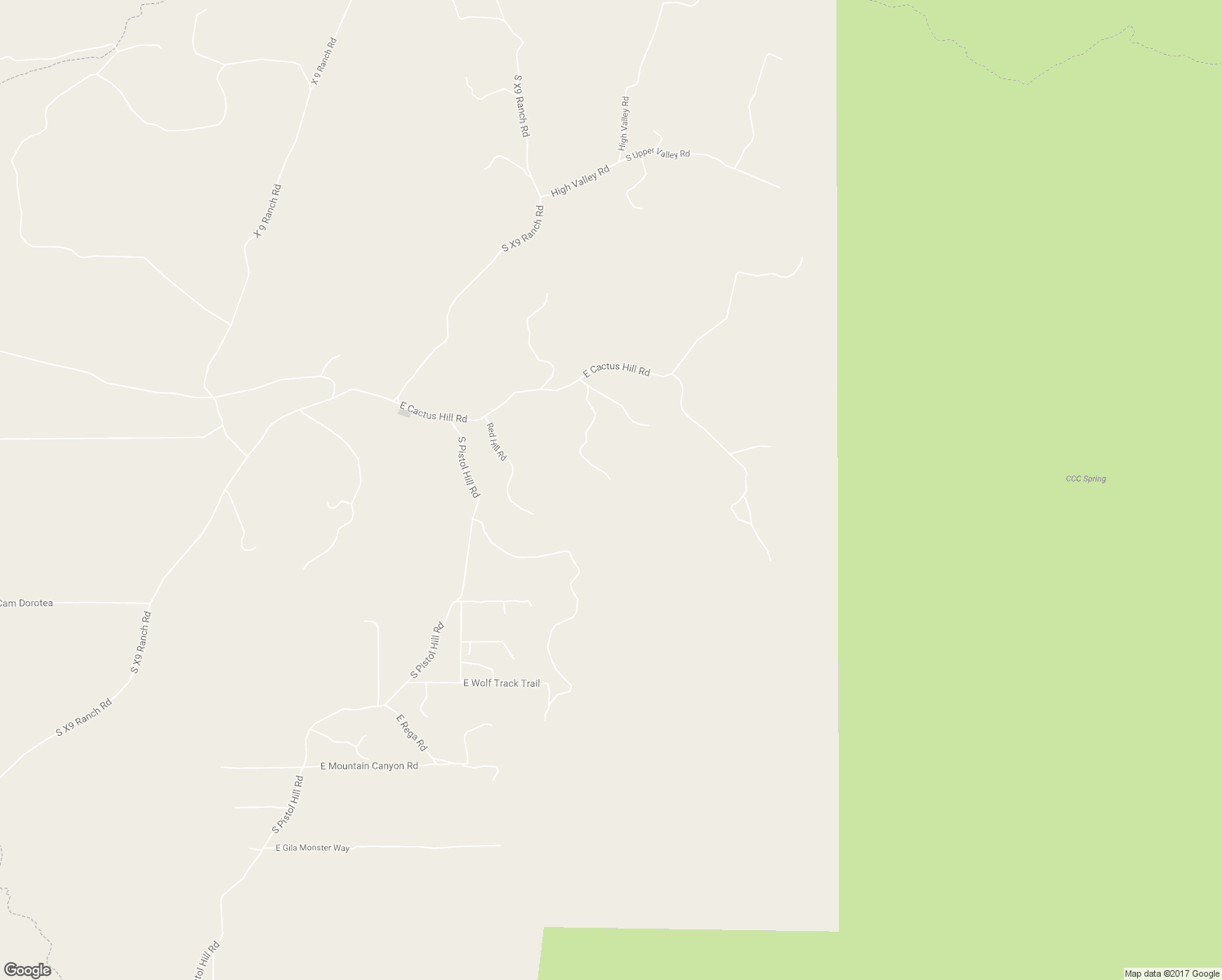 map of restaurants, bars, coffee shops, grocery stores, and more near 18474 East Cactus Hill Road in Vail