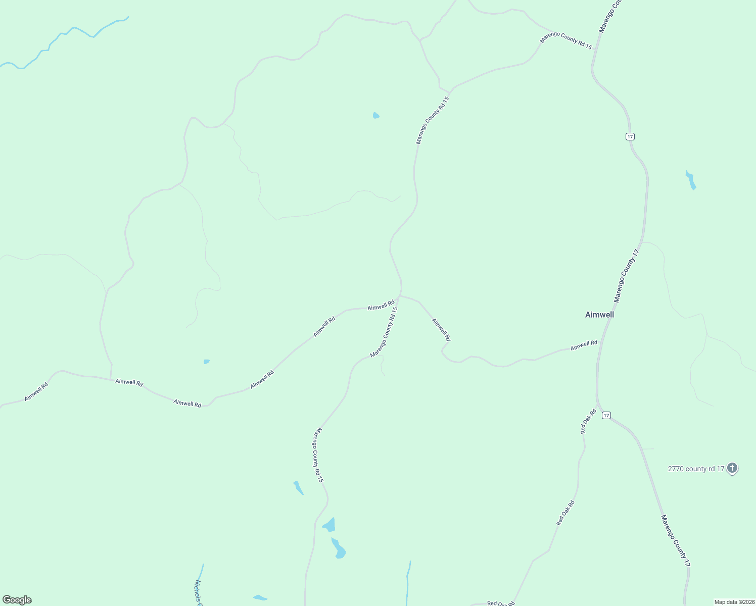 map of restaurants, bars, coffee shops, grocery stores, and more near Aimwell Road in Sweet Water