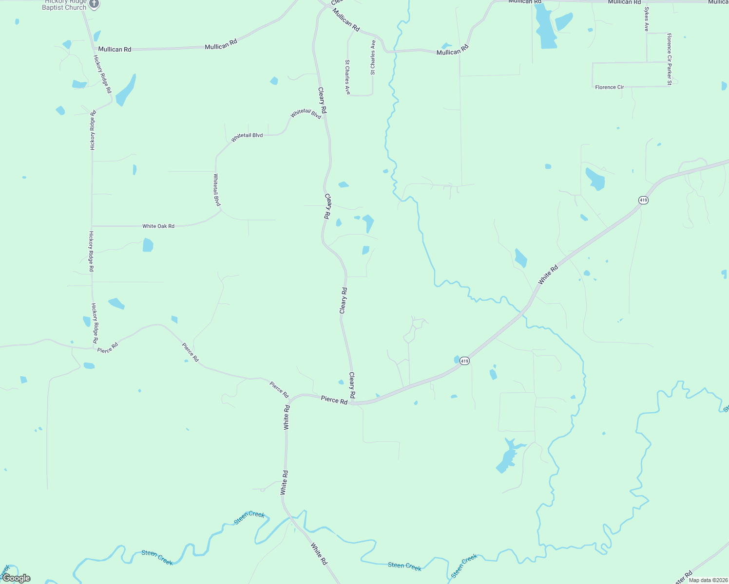 map of restaurants, bars, coffee shops, grocery stores, and more near 2745 Cleary Road in Florence