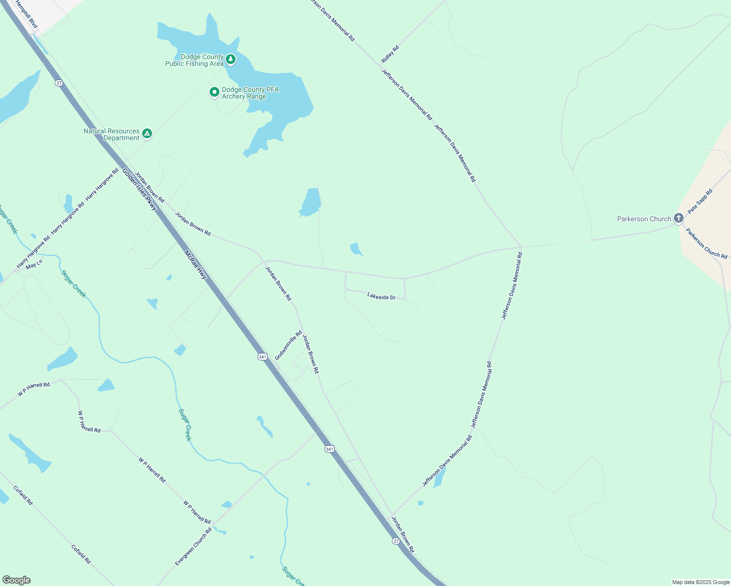 map of restaurants, bars, coffee shops, grocery stores, and more near 216 Lakeside Drive in Eastman