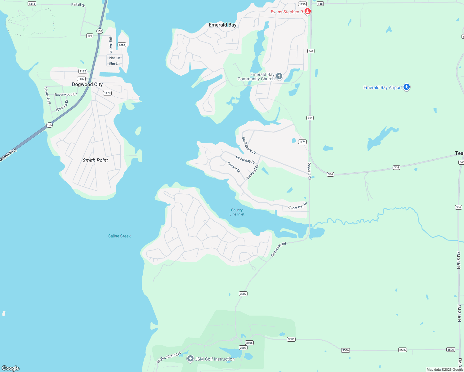 map of restaurants, bars, coffee shops, grocery stores, and more near 15717 Cedar Bay Drive in Bullard