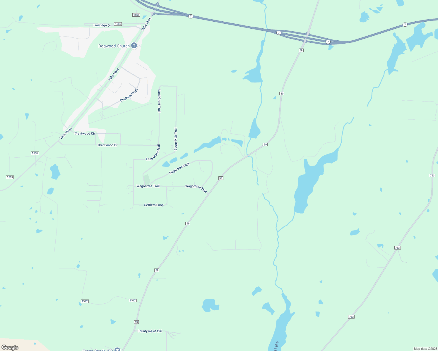 map of restaurants, bars, coffee shops, grocery stores, and more near 7526 Farm to Market 59 in Athens