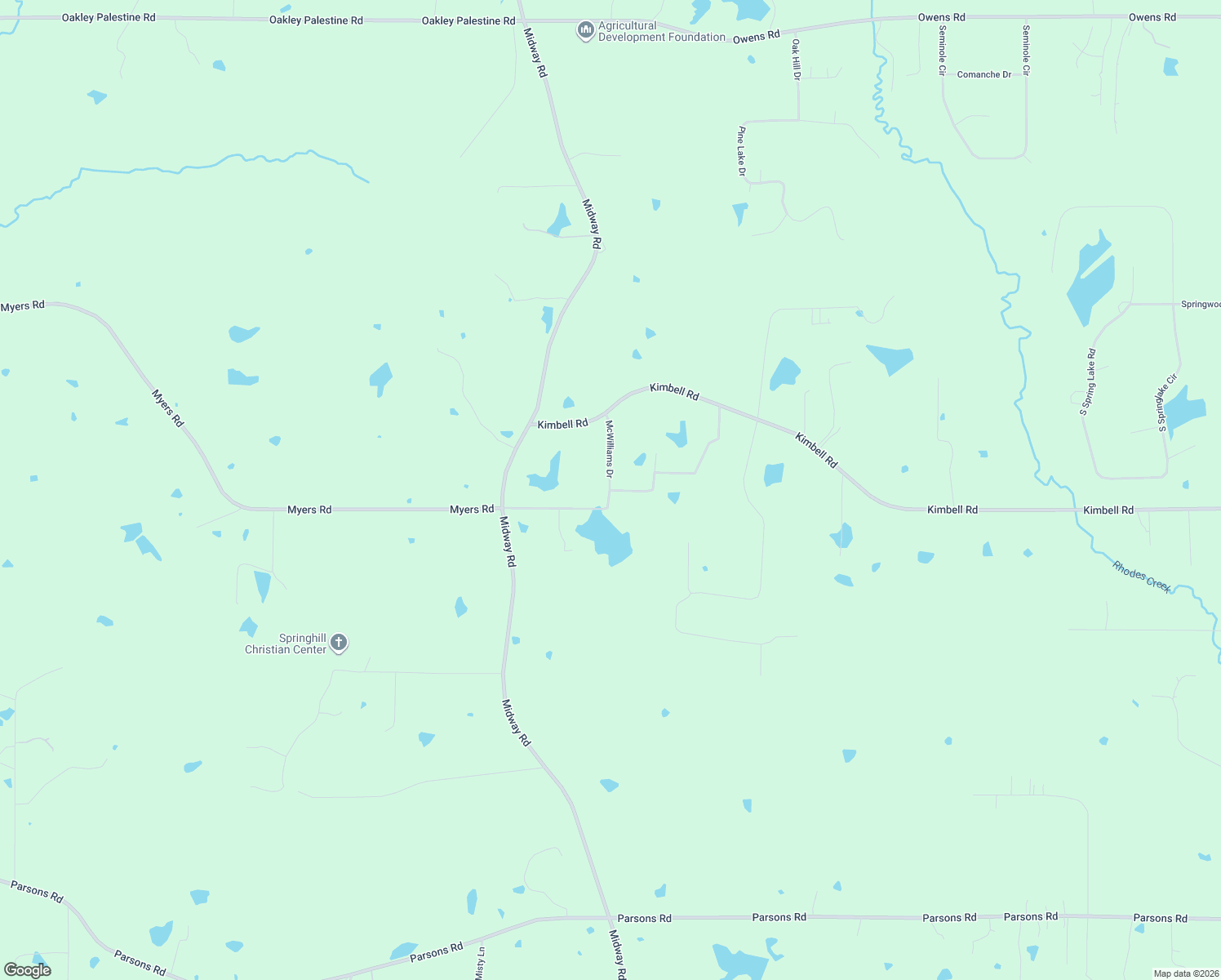 map of restaurants, bars, coffee shops, grocery stores, and more near 199 McWilliams Dr in Terry