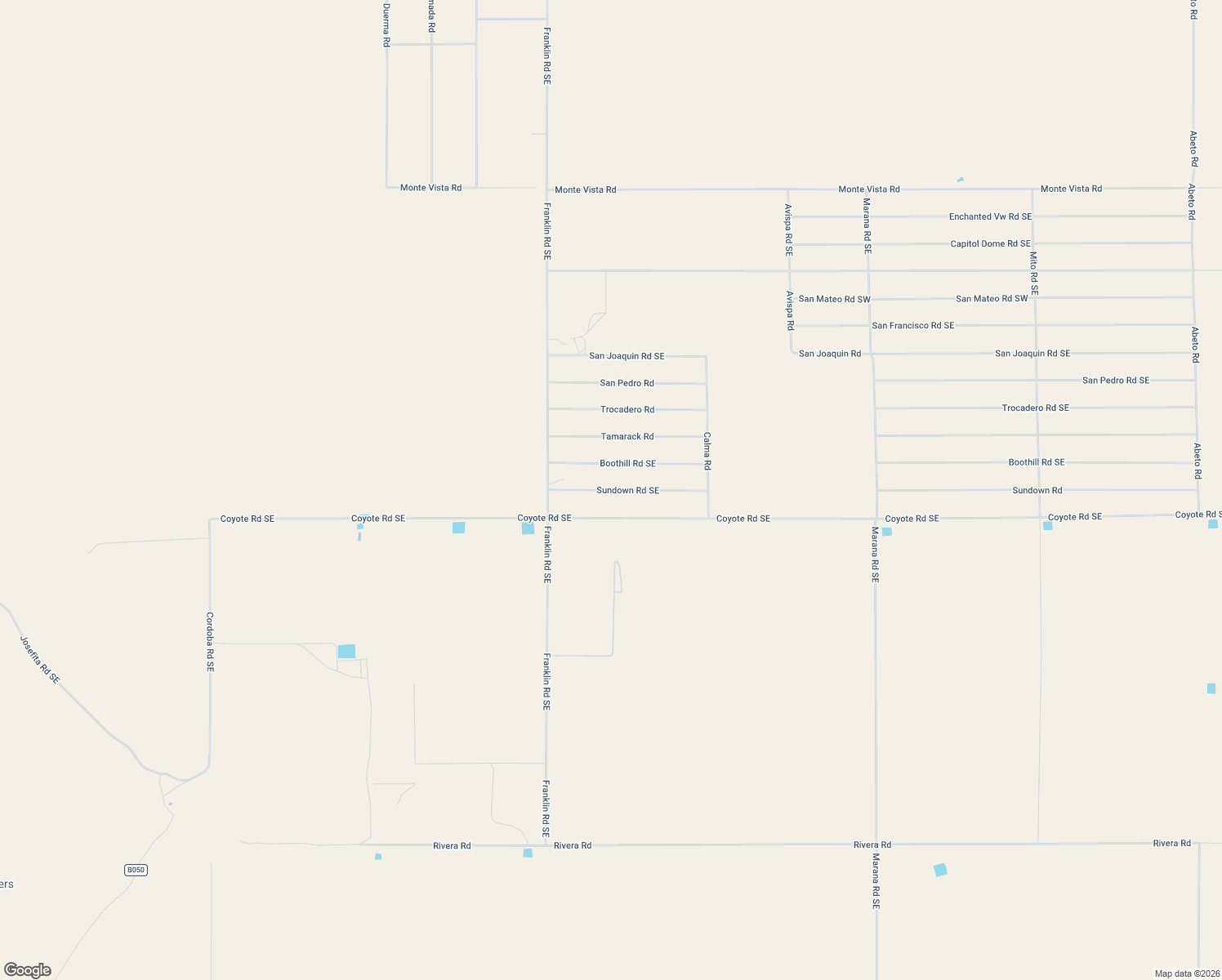 map of restaurants, bars, coffee shops, grocery stores, and more near Sundown Road Southeast in Deming
