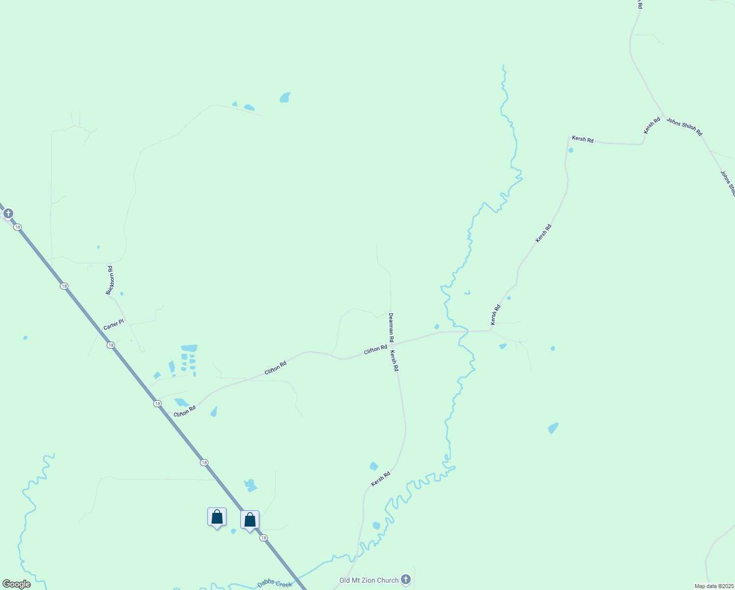 map of restaurants, bars, coffee shops, grocery stores, and more near 121 Dearman Rd in Brandon
