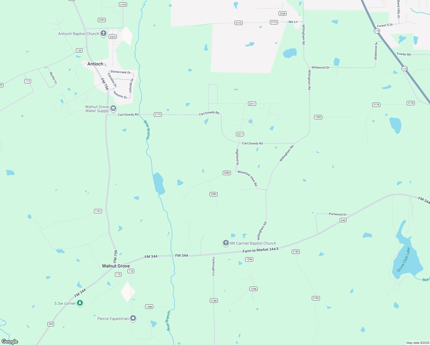 map of restaurants, bars, coffee shops, grocery stores, and more near 10377 Mountain View Rd in Whitehouse