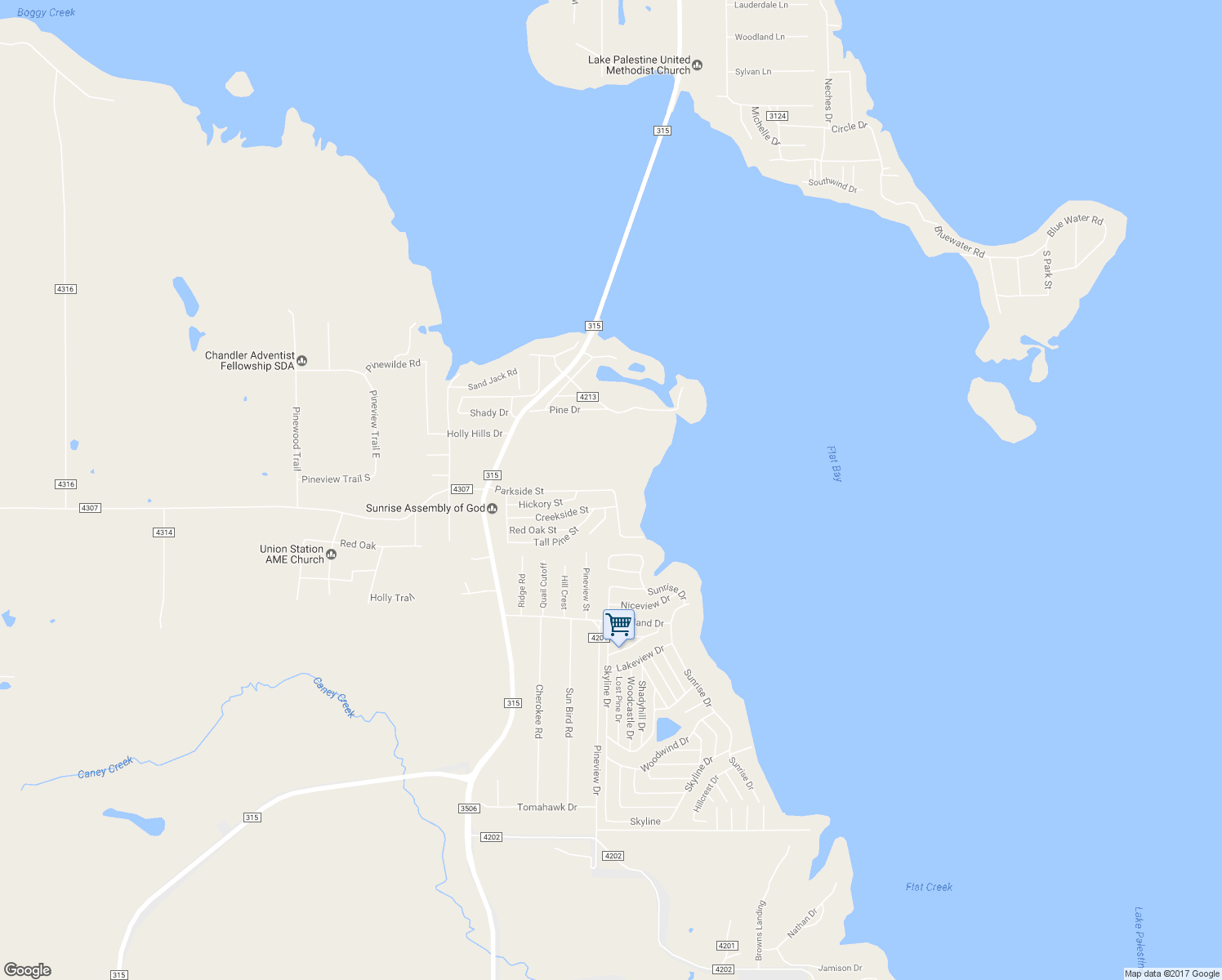 map of restaurants, bars, coffee shops, grocery stores, and more near 20623 Parkside Street in Chandler