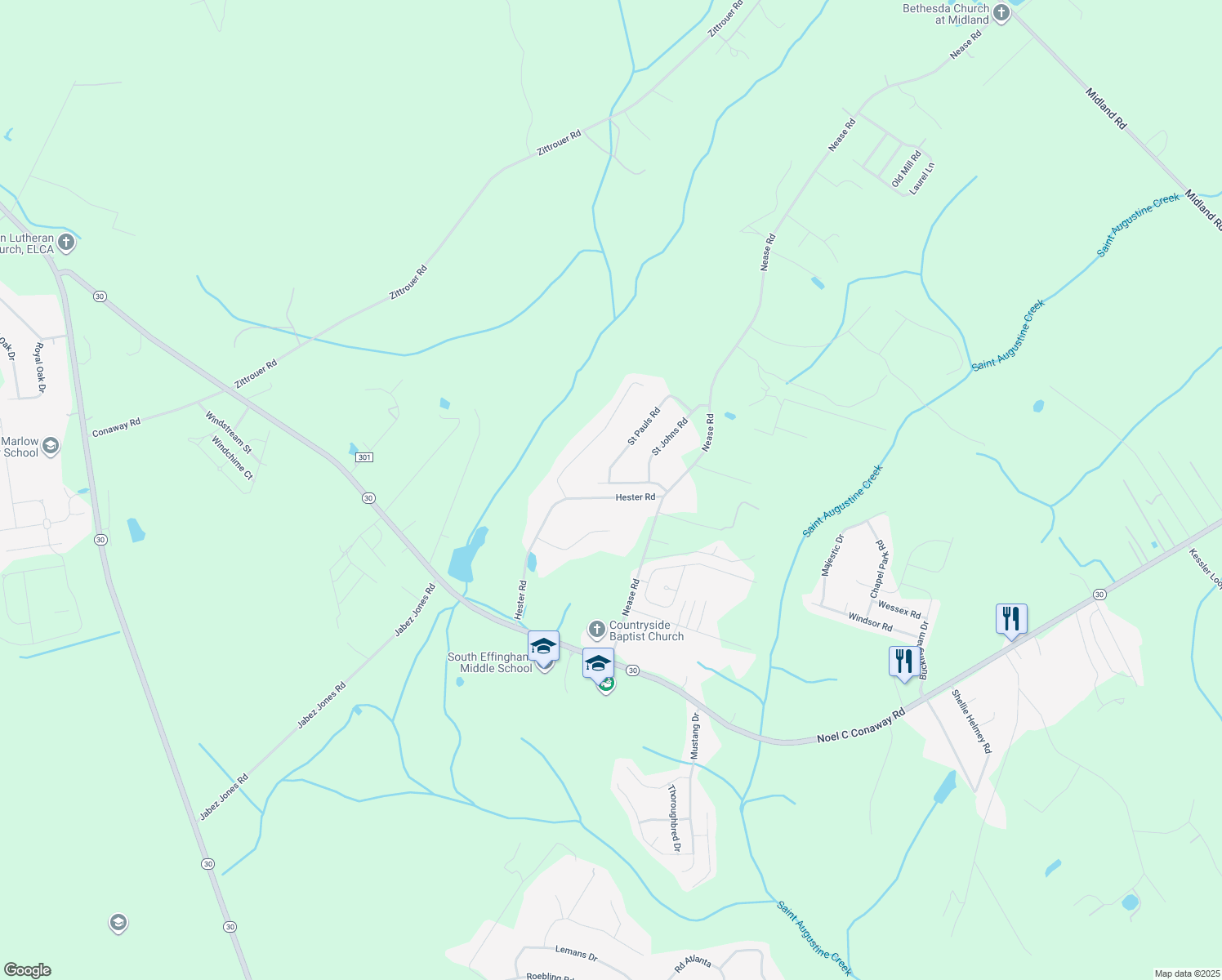 111 Saint Matthews Road, Guyton GA Walk Score