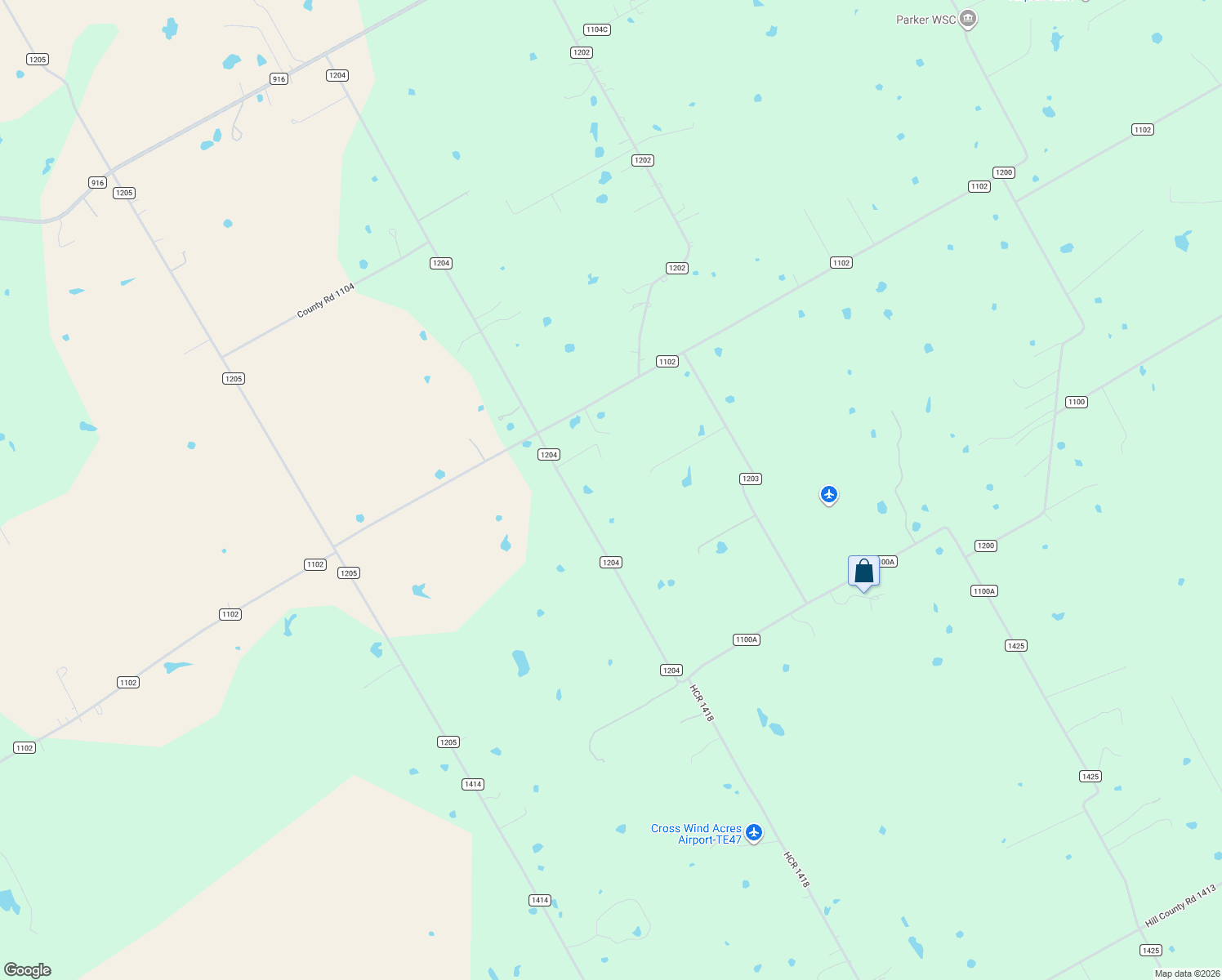 map of restaurants, bars, coffee shops, grocery stores, and more near 7925 County Road 1204 in Rio Vista