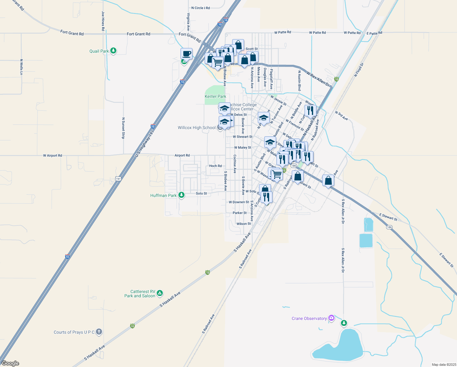 950 Mc Court Street, Willcox AZ Walk Score