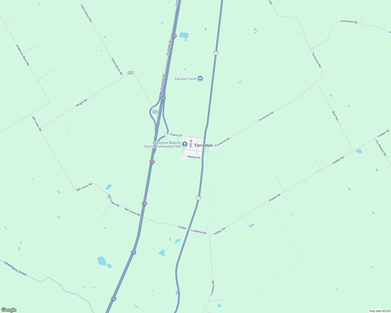 map of restaurants, bars, coffee shops, grocery stores, and more near 502 Walnut St in Forreston