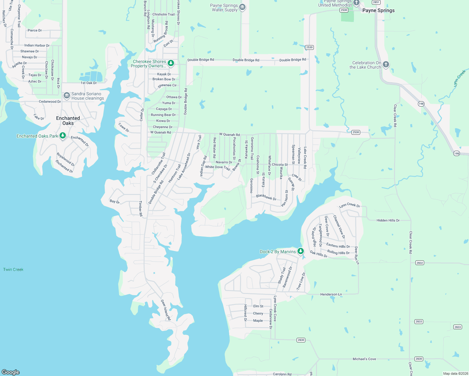 map of restaurants, bars, coffee shops, grocery stores, and more near 9 Carson Road in Mabank