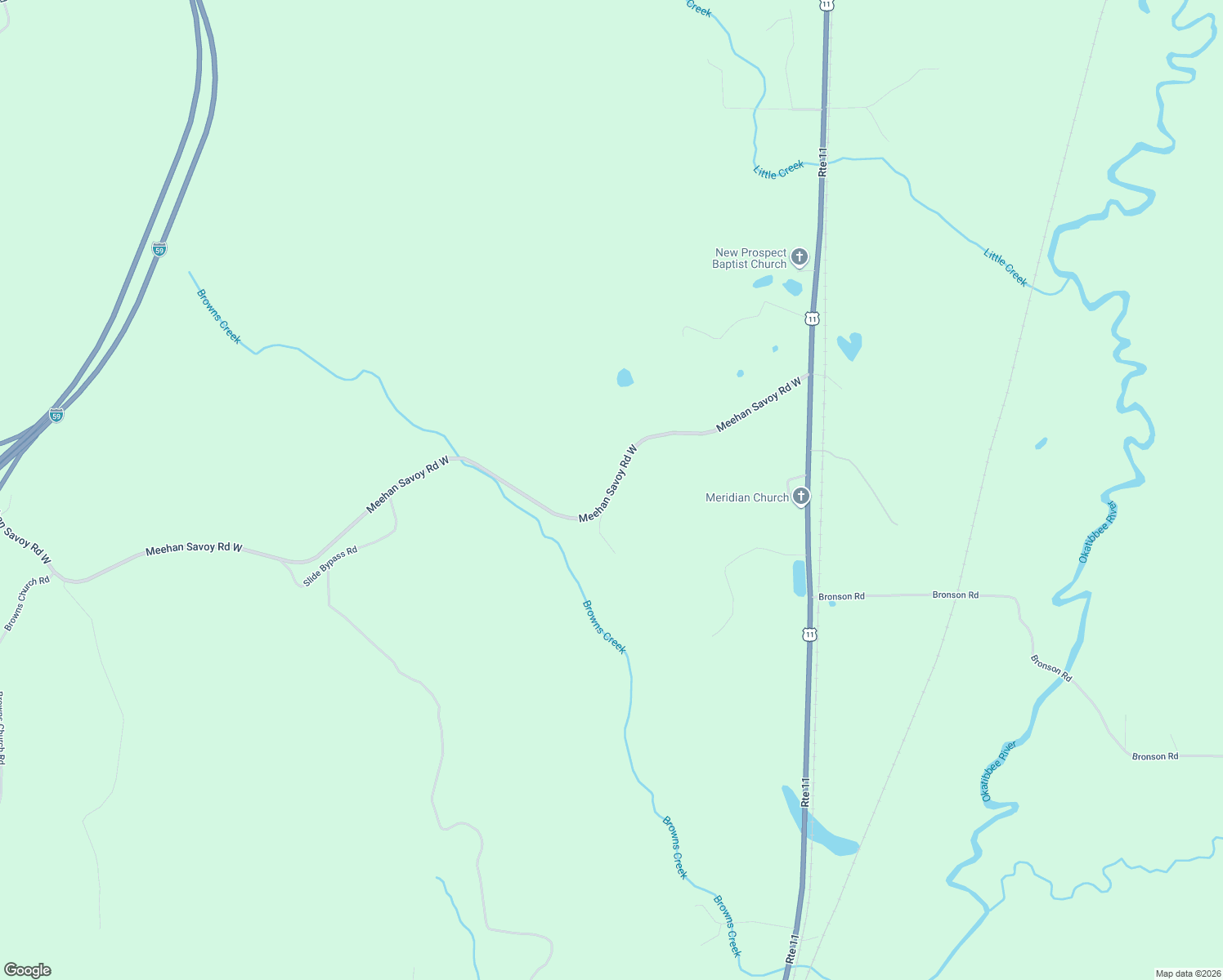 map of restaurants, bars, coffee shops, grocery stores, and more near 9816 Meehan Savoy Road West in Meridian