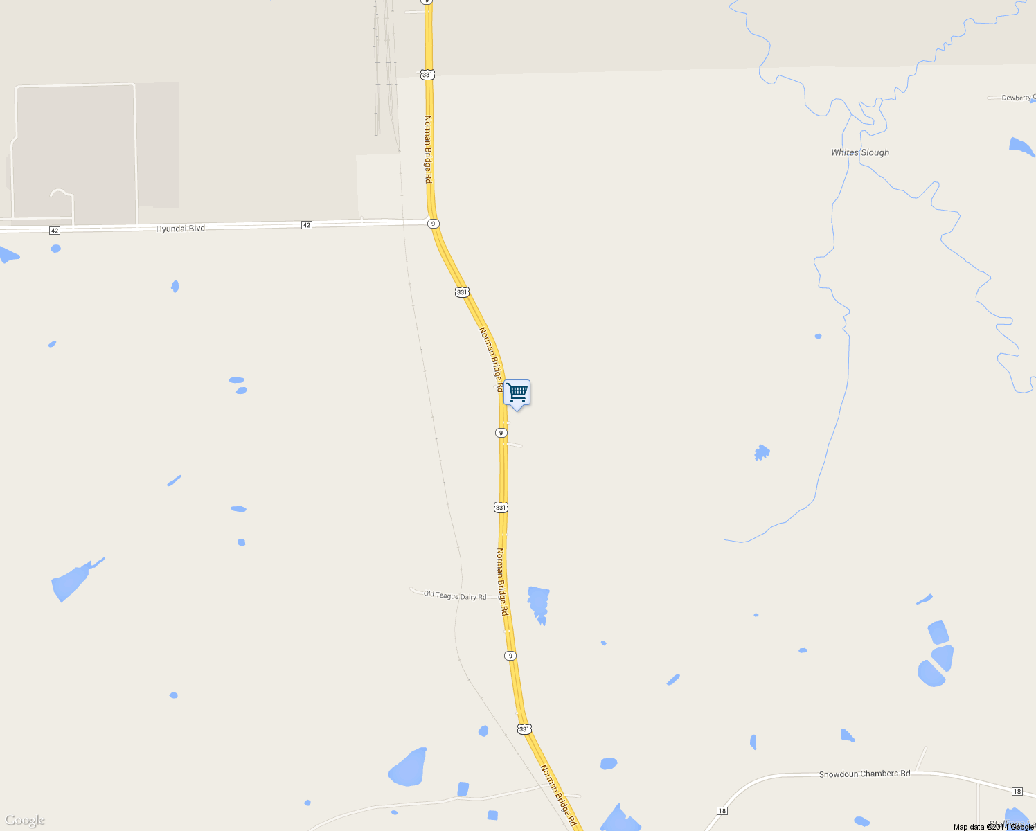 map of restaurants, bars, coffee shops, grocery stores, and more near 5925 Norman Bridge Rd in Montgomery