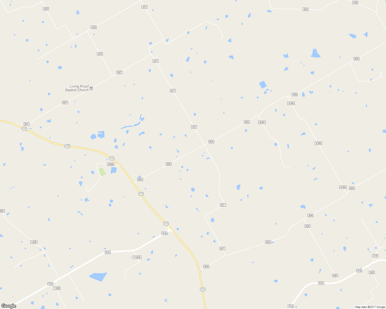 map of restaurants, bars, coffee shops, grocery stores, and more near 5024 County Road 305 in Grandview