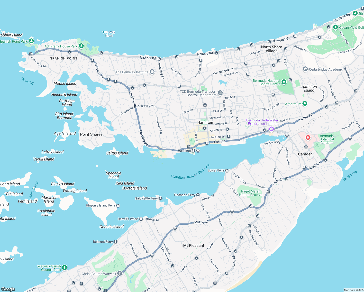 map of restaurants, bars, coffee shops, grocery stores, and more near 17 Woodbourne Avenue in Pembroke