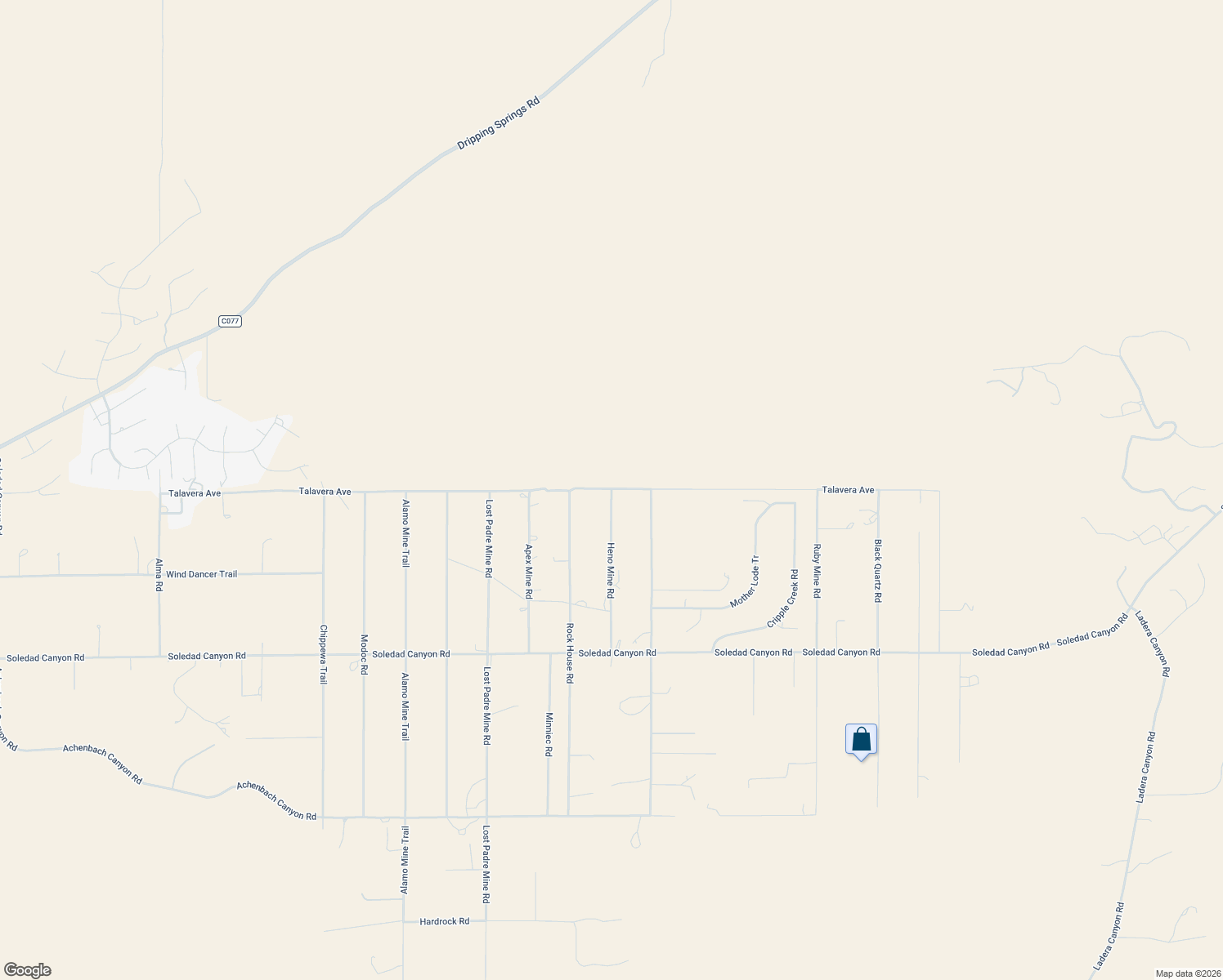 map of restaurants, bars, coffee shops, grocery stores, and more near 5099 Heno Mine Road in Las Cruces
