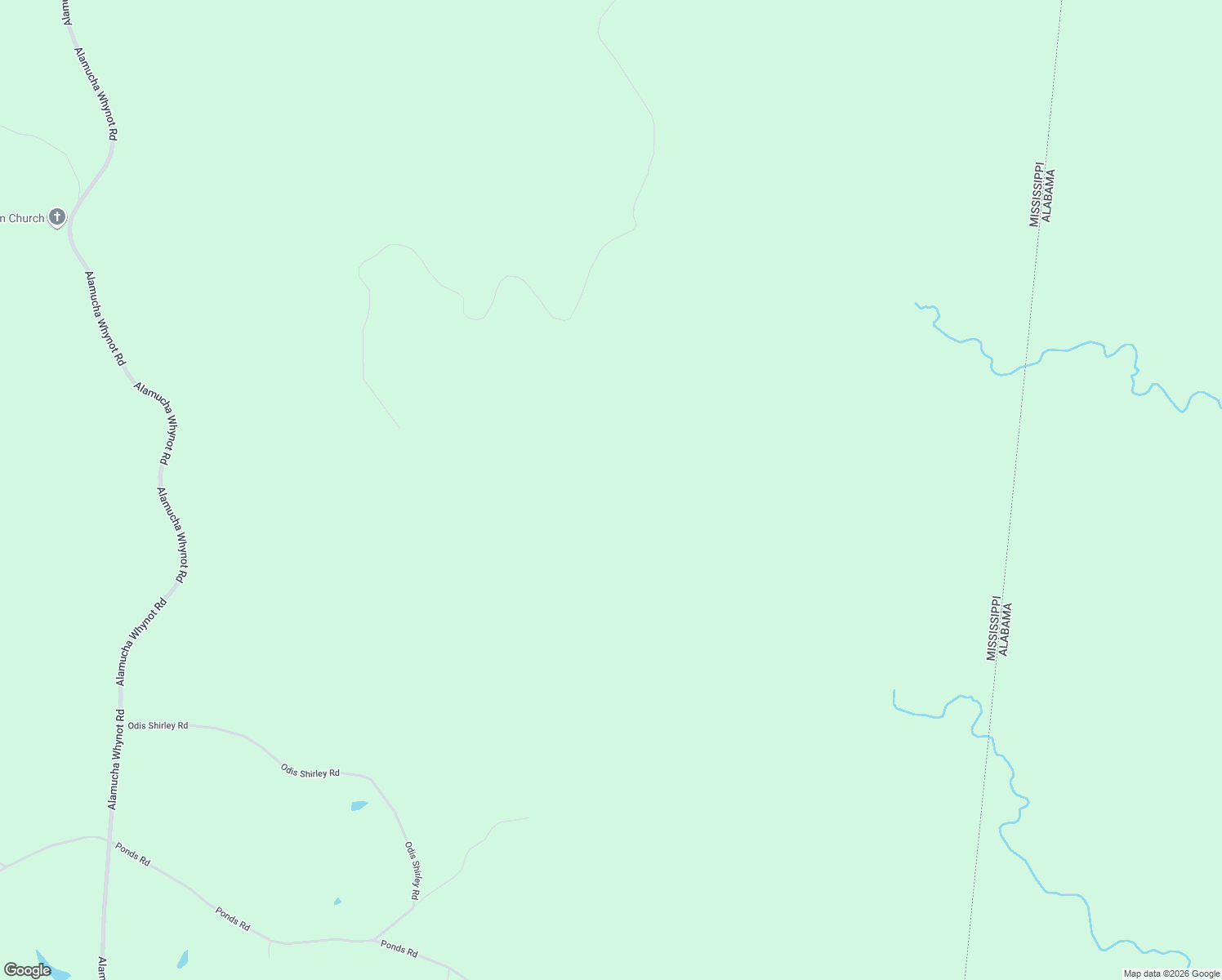 map of restaurants, bars, coffee shops, grocery stores, and more near Unnamed Road in Toomsuba