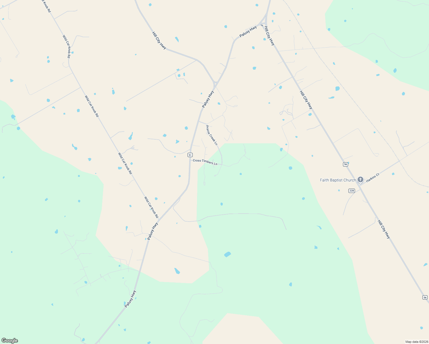 map of restaurants, bars, coffee shops, grocery stores, and more near 7906 Prairie Creek Lane in Tolar