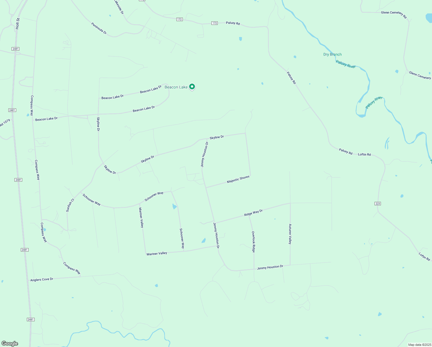 map of restaurants, bars, coffee shops, grocery stores, and more near 775 Jimmy Houston Drive in Bluff Dale