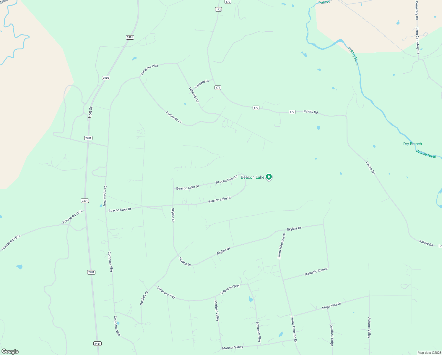 map of restaurants, bars, coffee shops, grocery stores, and more near 3160 Beacon Lake Drive in Bluff Dale
