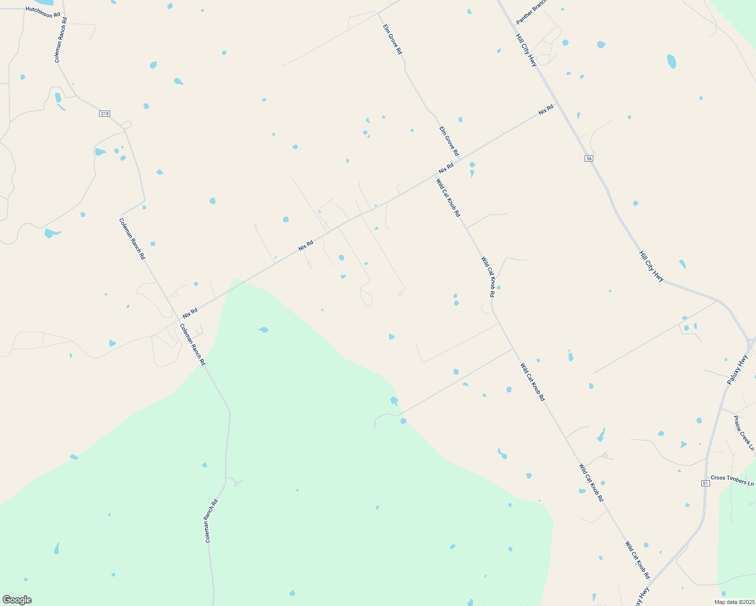 map of restaurants, bars, coffee shops, grocery stores, and more near 9009 Nix Road in Tolar