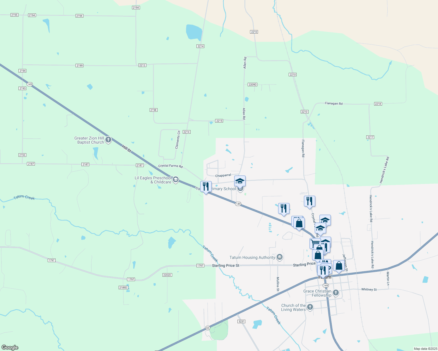 0 Chaparral, Tatum TX Walk Score