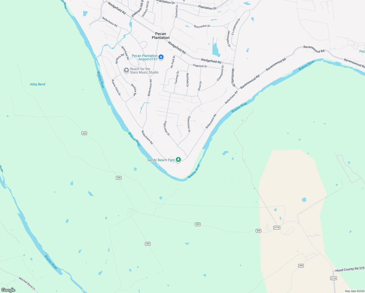 map of restaurants, bars, coffee shops, grocery stores, and more near 5401 Equestrian Drive in Granbury