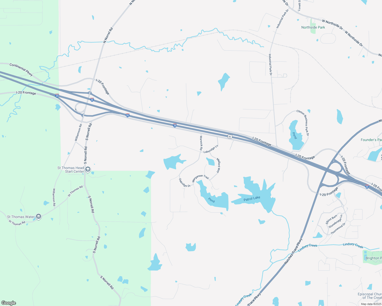 map of restaurants, bars, coffee shops, grocery stores, and more near 602 Lakeridge Lane in Clinton