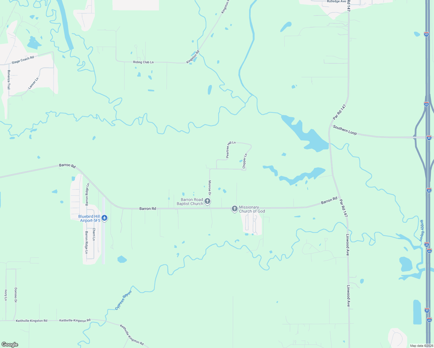 map of restaurants, bars, coffee shops, grocery stores, and more near 1011 Chipper Ln in Keithville
