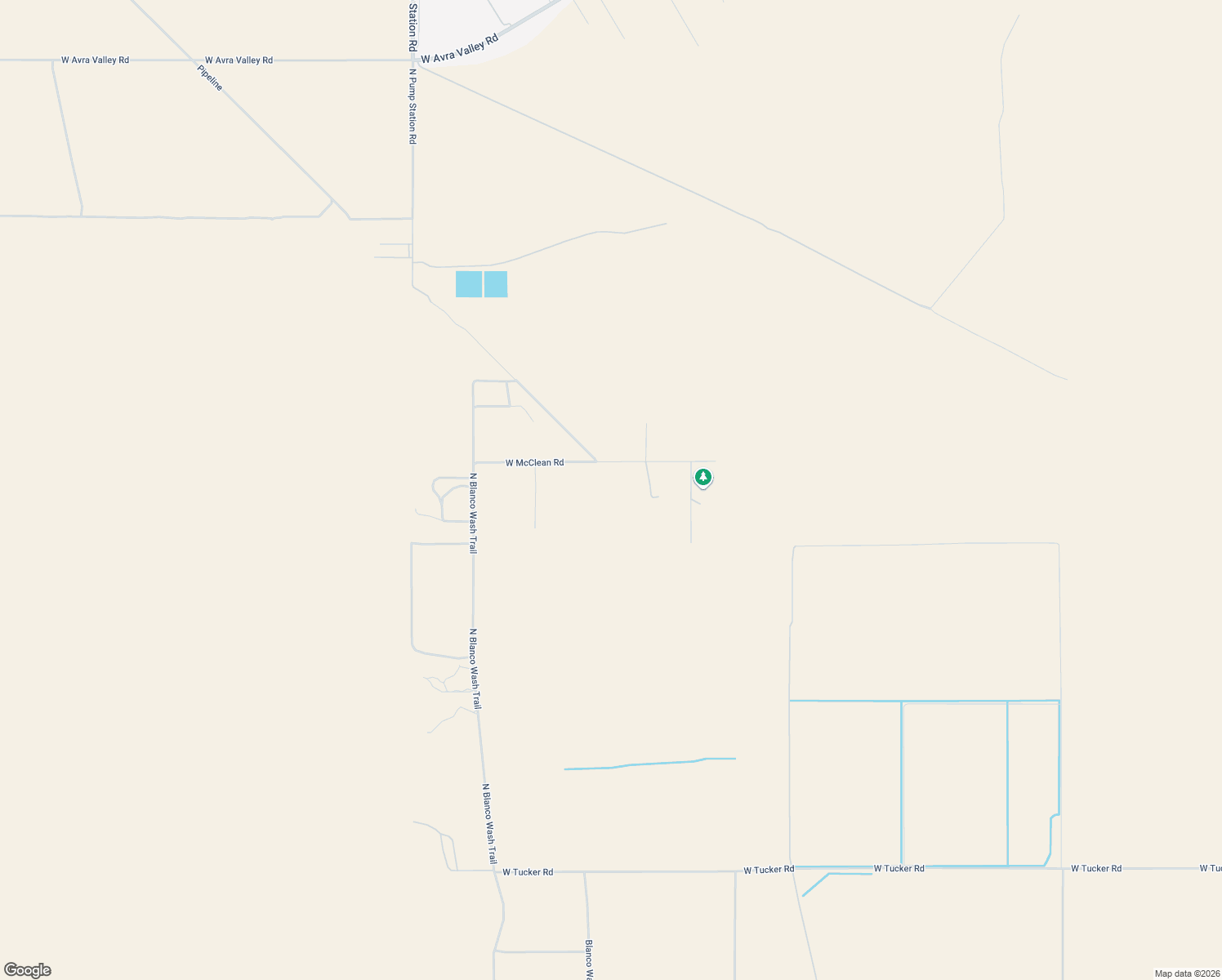 map of restaurants, bars, coffee shops, grocery stores, and more near 18565 West McClean Road in Marana