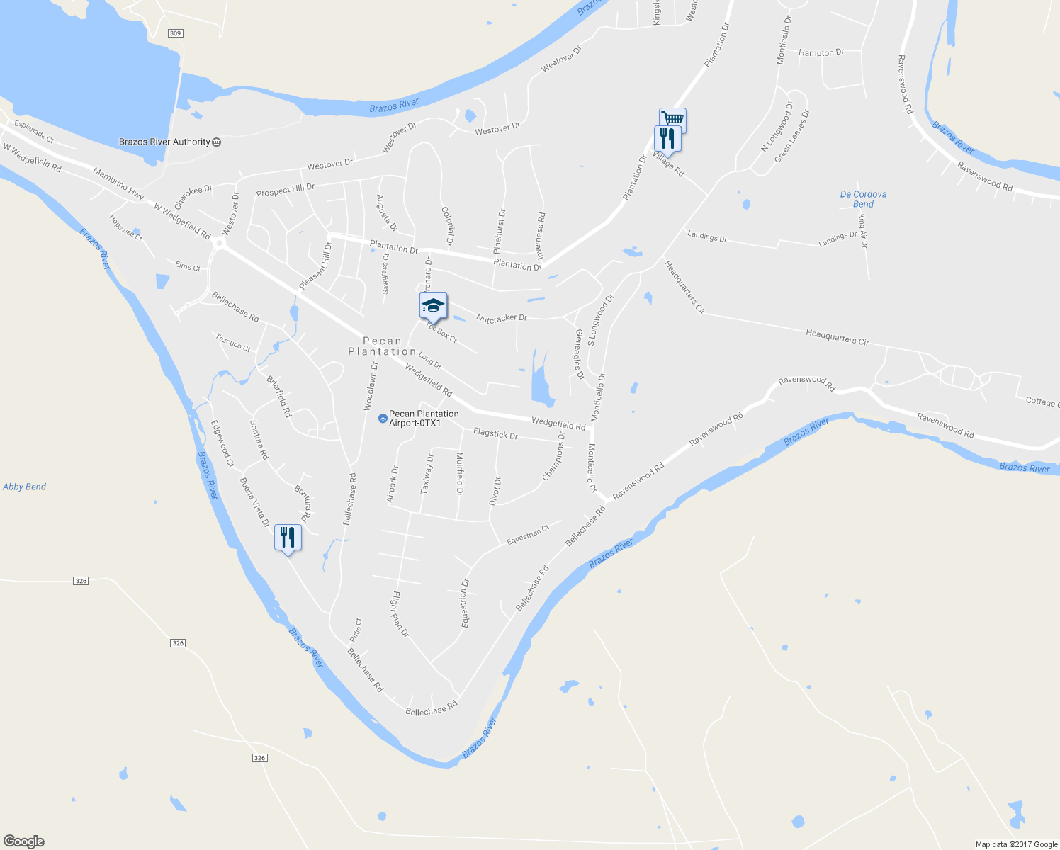 map of restaurants, bars, coffee shops, grocery stores, and more near 5604 Wedgefield Road in Granbury