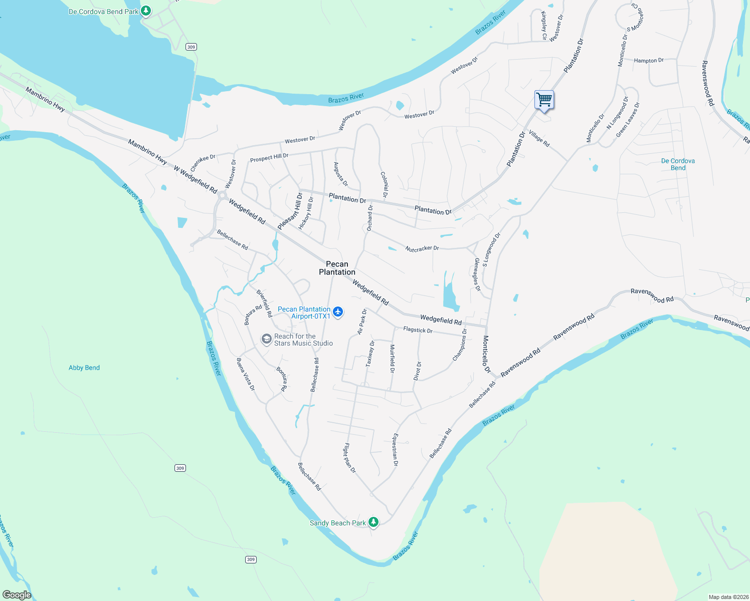 map of restaurants, bars, coffee shops, grocery stores, and more near 5416 Wedgefield Rd in Granbury