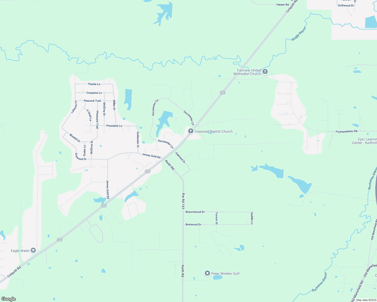 map of restaurants, bars, coffee shops, grocery stores, and more near 10541 Pineview Cir in Keithville