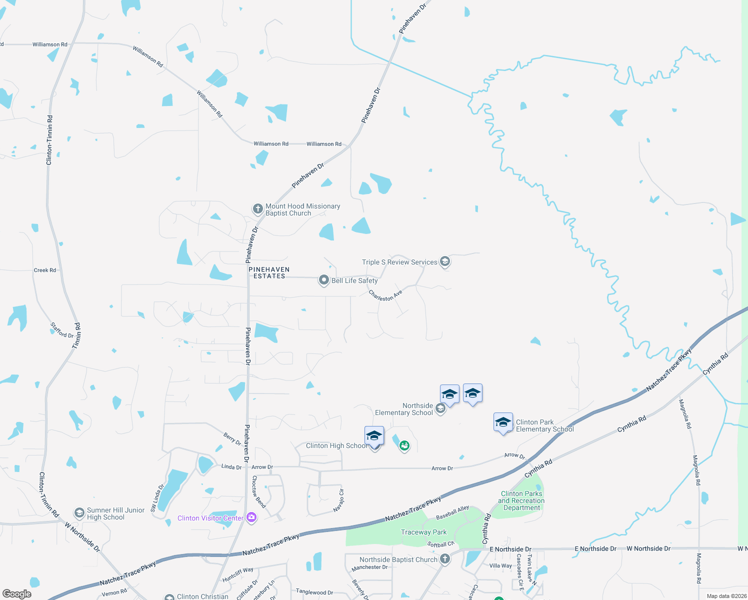 map of restaurants, bars, coffee shops, grocery stores, and more near 8 Charleston Ave in Clinton